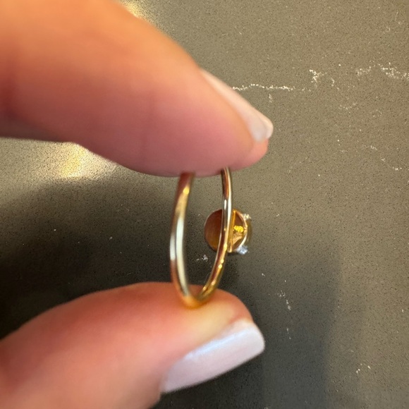 100% 1 Carat Natural Black Diamond 14K Solid Gold Ring - Picture 6 of 6